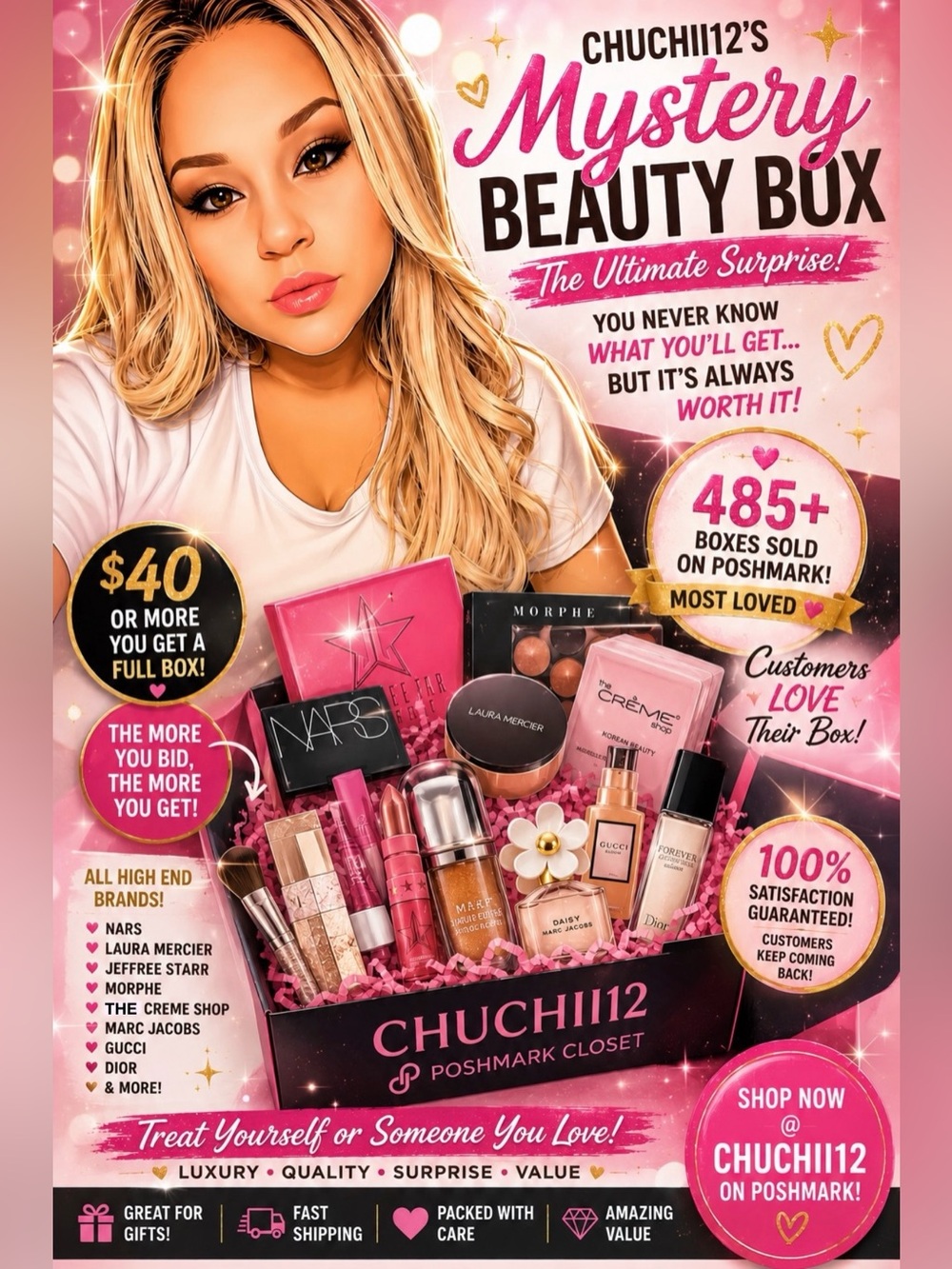 Beauty Mystery Box💄💋🫦THE MORE YOU BID THE MORE YOU GET!